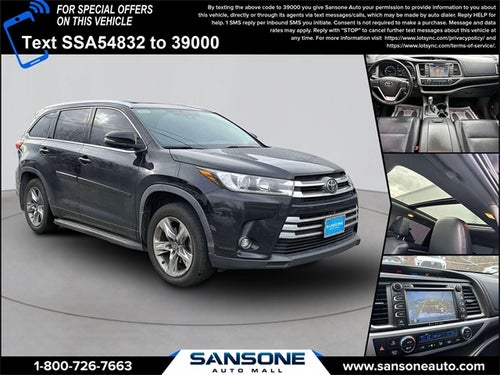 2019 Toyota Highlander Limited Platinum