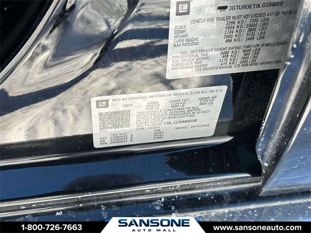 2020 GMC Sierra 1500 SLT