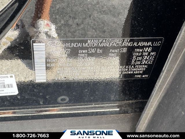 2022 Hyundai SANTA FE SEL