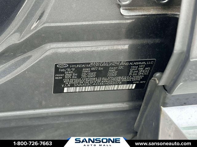 2019 Hyundai SANTA FE SEL