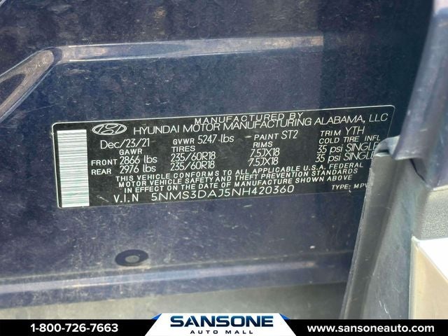 2022 Hyundai SANTA FE SEL