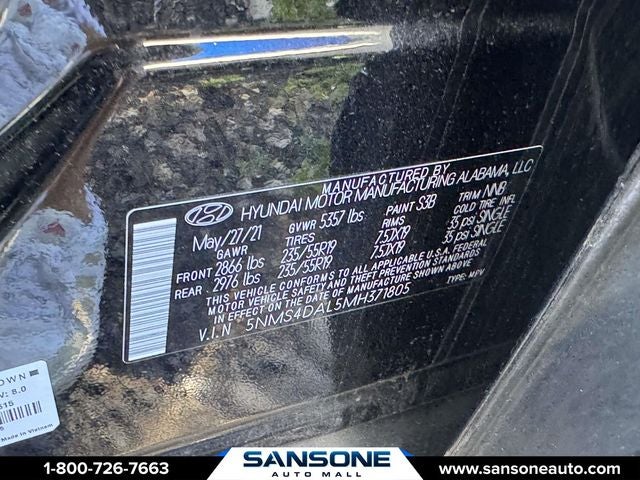 2021 Hyundai SANTA FE Limited