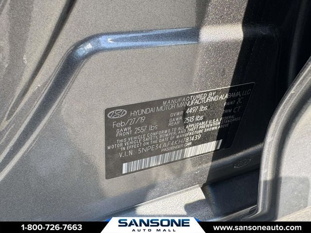 2019 Hyundai SONATA SEL