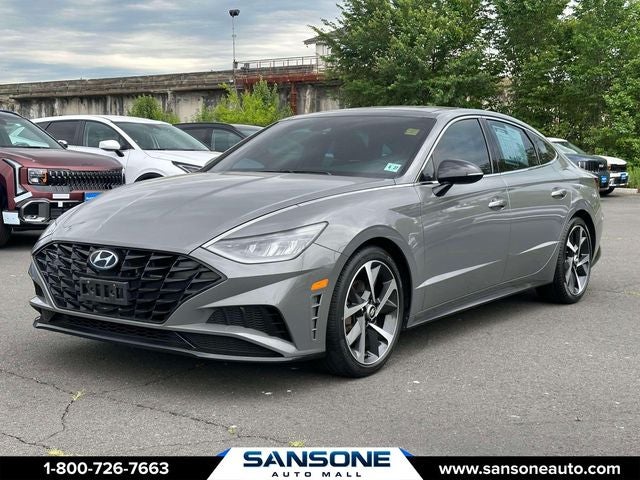 Used 2022 Hyundai Sonata SEL Plus with VIN KMHL44J24NA222434 for sale in Woodbridge Township, NJ