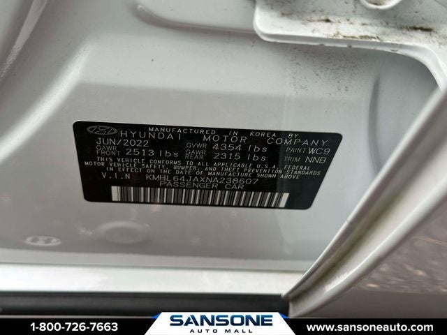 2022 Hyundai SONATA SEL