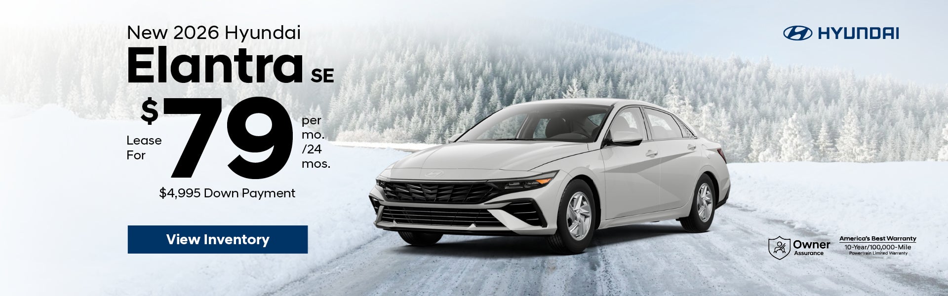 New 2026 Hyundai Elantra SE 