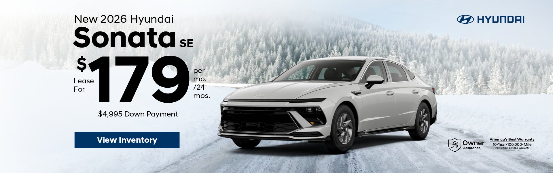 New 2026 Hyundai Sonata SE 