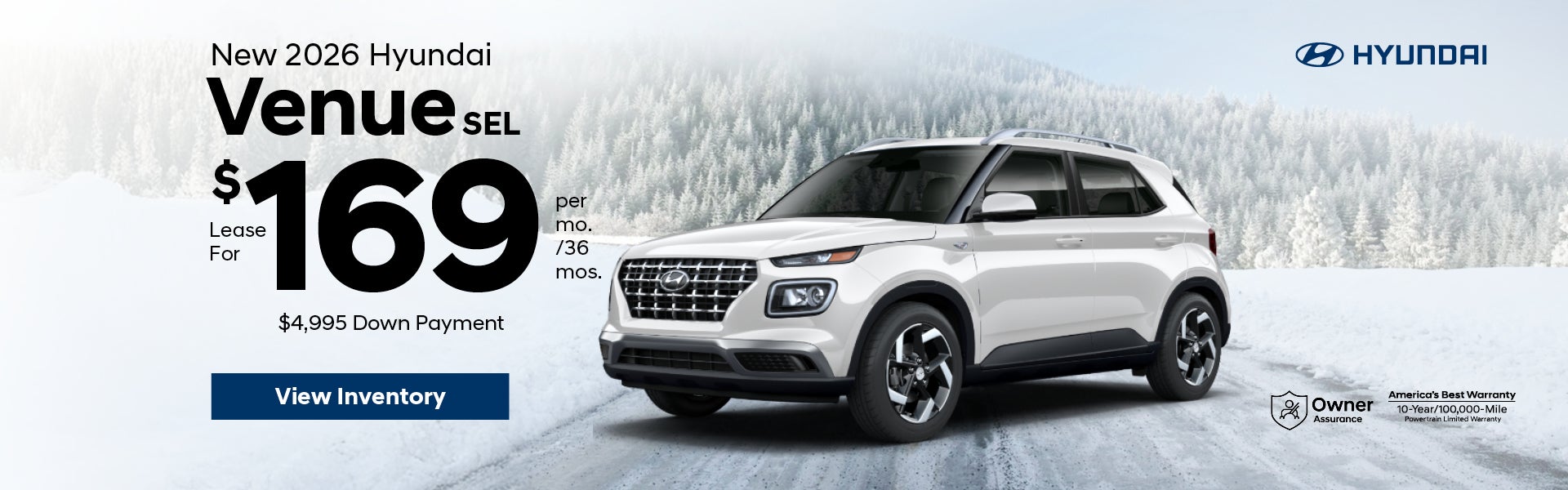New 2026 Hyundai Venue SEL 