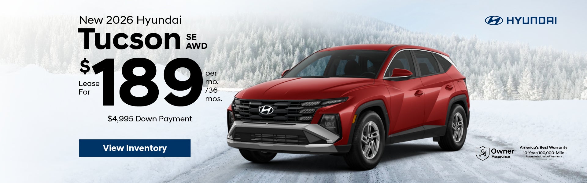 New 2026 Hyundai Tucson SE AWD