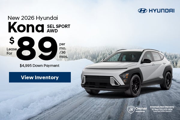 New 2026 Hyundai Kona SEL Sport AWD