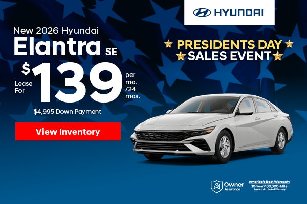 New 2026 Hyundai Elantra SE 