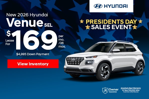 New 2026 Hyundai Venue SEL 