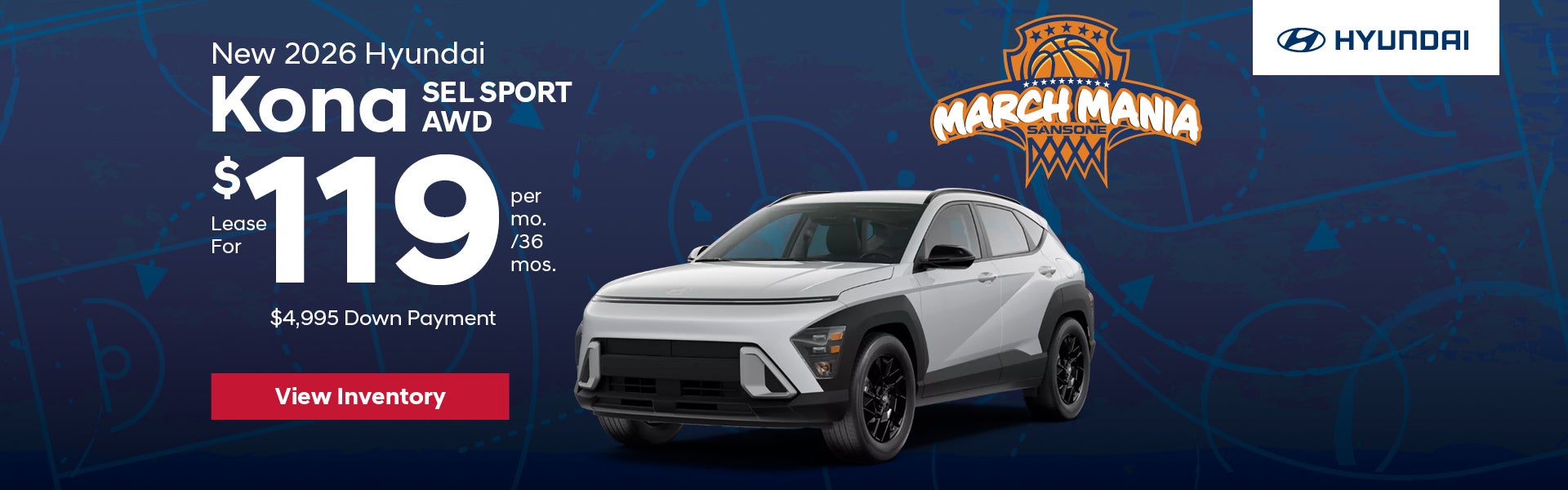 New 2026 Hyundai Kona SEL Sport AWD