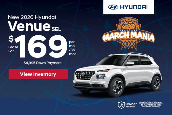 New 2026 Hyundai Venue SEL 