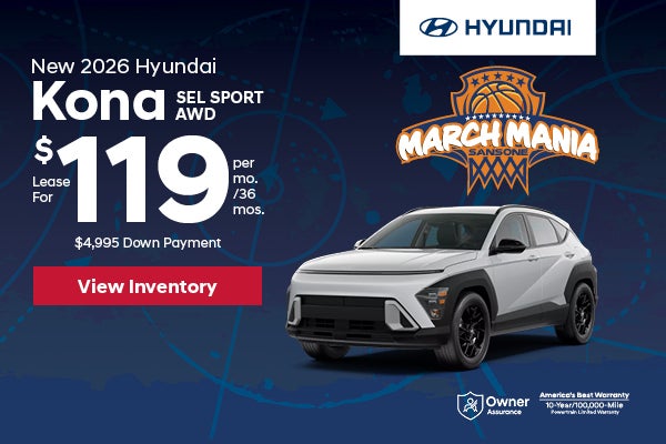 New 2026 Hyundai Kona SEL Sport AWD