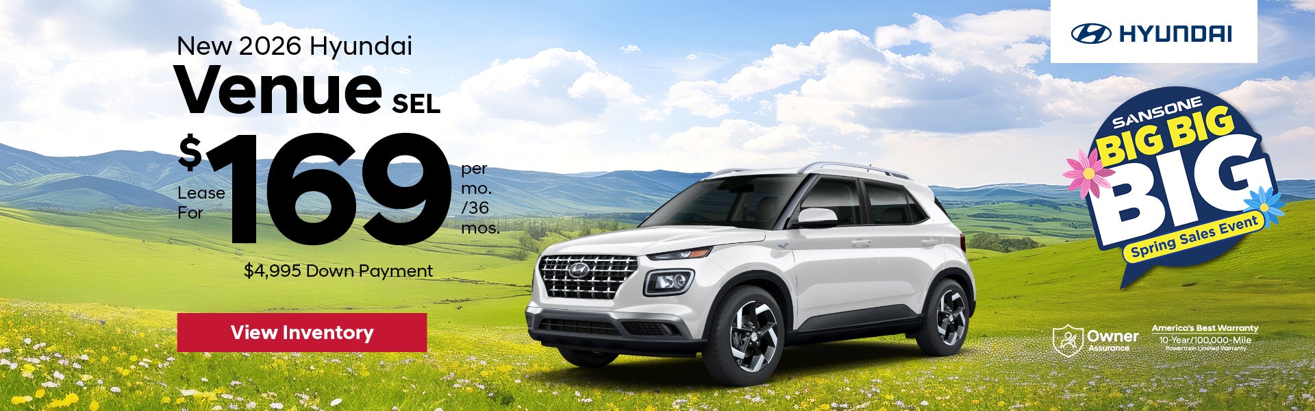 New 2026 Hyundai Venue SEL 