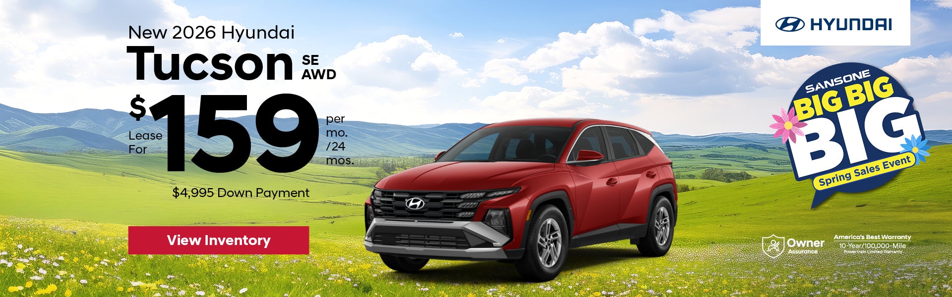 New 2026 Hyundai Tucson SE AWD