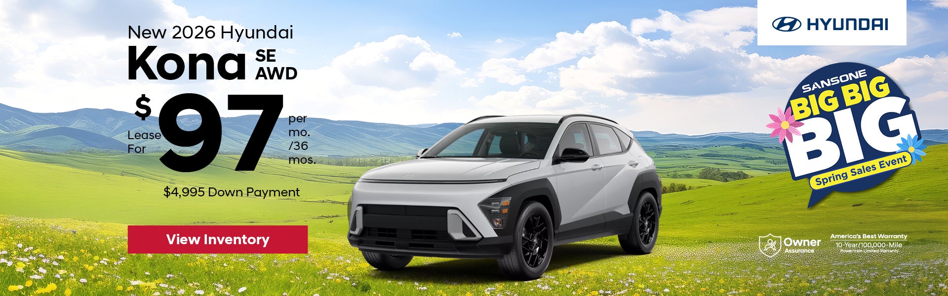 New 2026 Hyundai Kona SE AWD