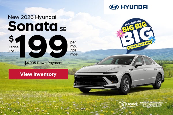 New 2026 Hyundai Sonata SE 