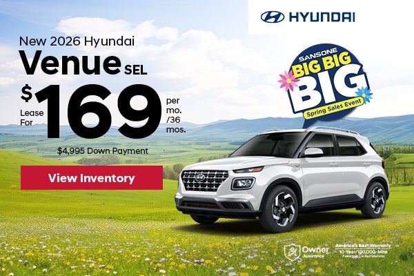 New 2026 Hyundai Venue SEL 