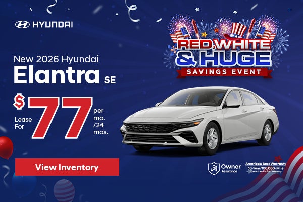 New 2026 Hyundai Elantra SE
