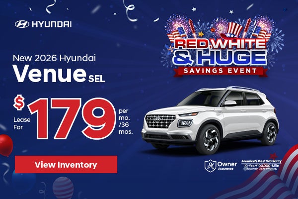 New 2026 Hyundai Venue SEL 