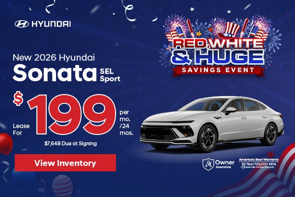 New 2026 Hyundai Sonata SEL Sport