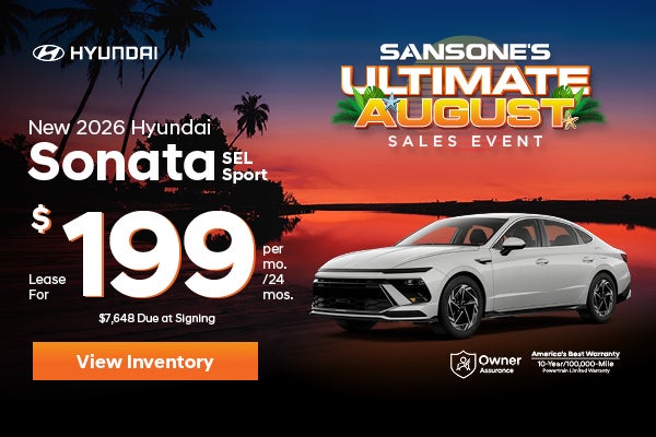 New 2026 Hyundai Sonata SEL Sport