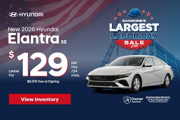 New 2026 Hyundai Elantra SE