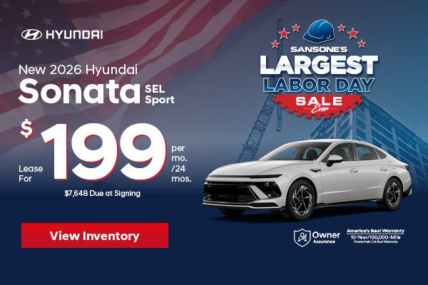 New 2026 Hyundai Sonata SEL Sport