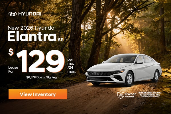 New 2026 Hyundai Elantra SE