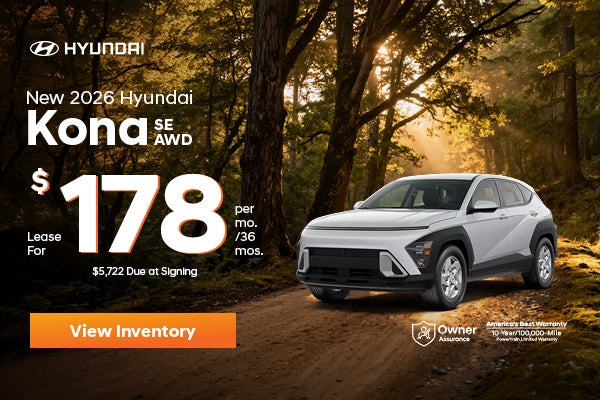 New 2026 Hyundai Kona SE AWD