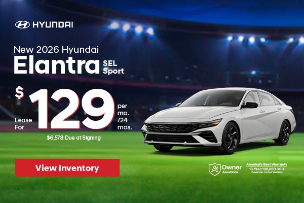 New 2026 Hyundai Elantra SEL Sport