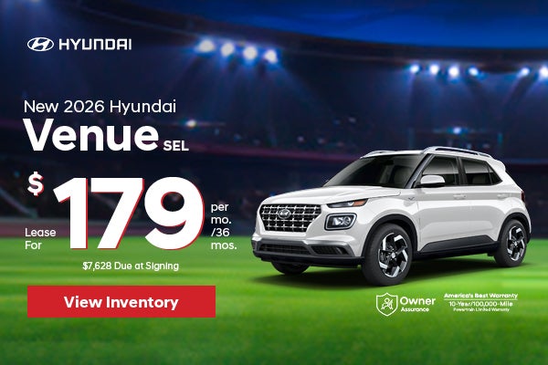 New 2026 Hyundai Venue SEL
