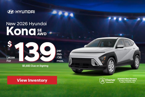 New 2026 Hyundai Kona SE AWD