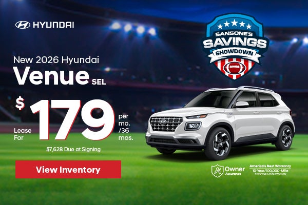 New 2026 Hyundai Venue SEL
