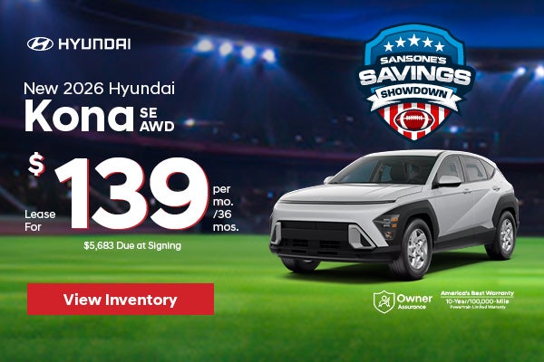New 2026 Hyundai Kona SE AWD