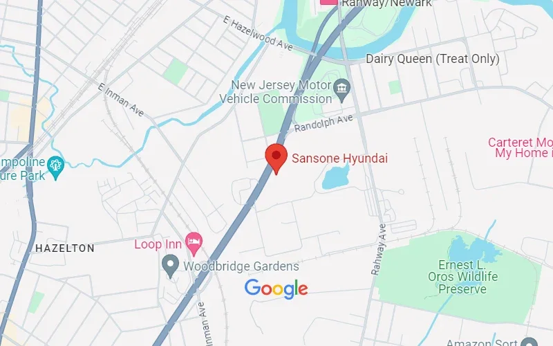 Sansone Hyundai in Woodbridge NJ map